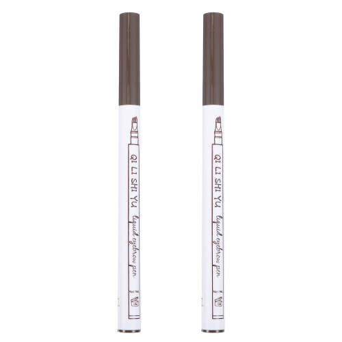 2Stk Waterproof Augenbrauen- Stift Microblading Make-up 2