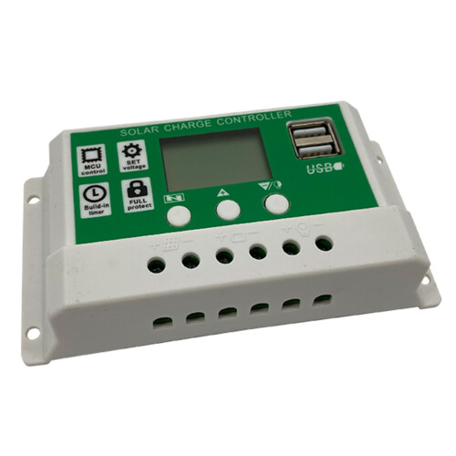 Solar Charging Panel Controller Groen Voor 12V/24V Batterijen 2