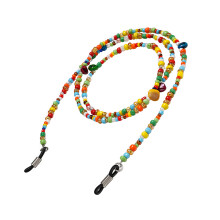 2Stk Perlen Brillenkette Sonnenbrille Halter Halsband Schnur