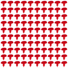 100 Stuks Flocking Accessoire Voor Beer Pop