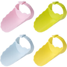 Toddler Kids Hand Wash Faucet Extender, 4 Pack Silicone Sink Faucet Extender Washing Assistant, Kitchen Bathroom Spout Sink Tub Extender