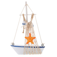 Sailboat Skulptur Nautisches Modell Wohnzimmerstaatue