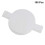 100pcs 9inch round silicone cake pan liner non-stick white baking sheet 4