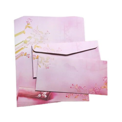 Ensemble de papier de papeterie-Section 7 Huit morceaux de let