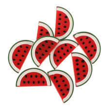 10 wassermelonenanhänger flache rückseite haarclip handydeko