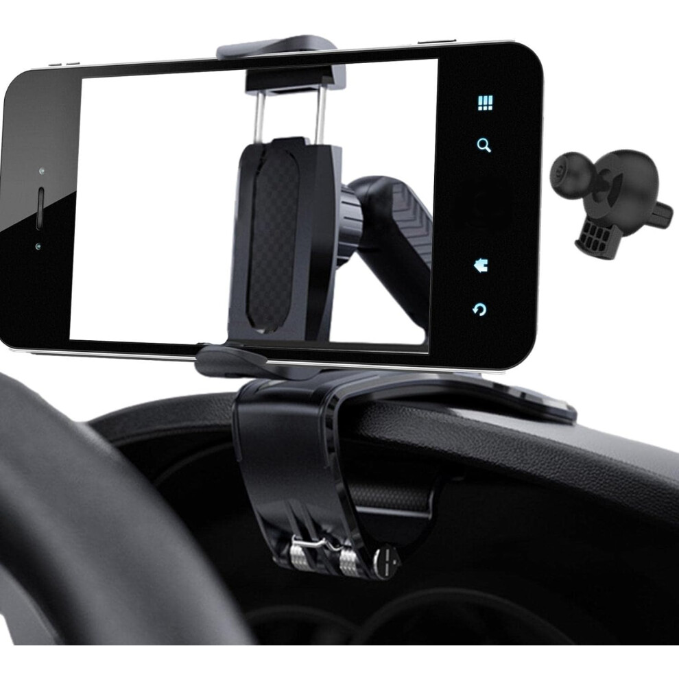 Car Phone | Car Phone For Dashboard With Air Vent Clip - Easy To Use - Universal Holder For Cars, Vehicles, Automobiles 7770197363044