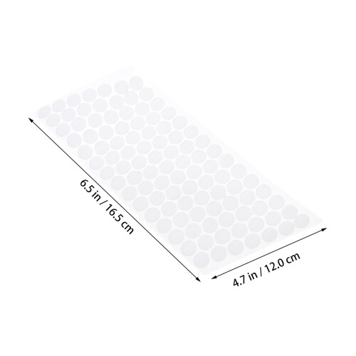 200 Stuks Dot Sticker Lusband Haakband Rond Wit 1
