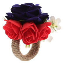 Faux Flower Serviettenring Für Unabhängigkeitstag Party