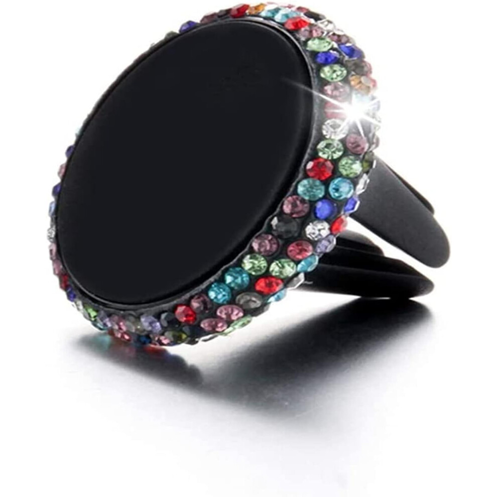 Magnetic Car Phone Holder Diamond-Absorbing Mobile Phone Outlet Mobile Phone Holder Magnetic Suction 360 Rotatable Cradle (Color : Color) 7770197361347