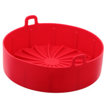 1St Luftfritteuse Silikonform Grillunterlage Rot