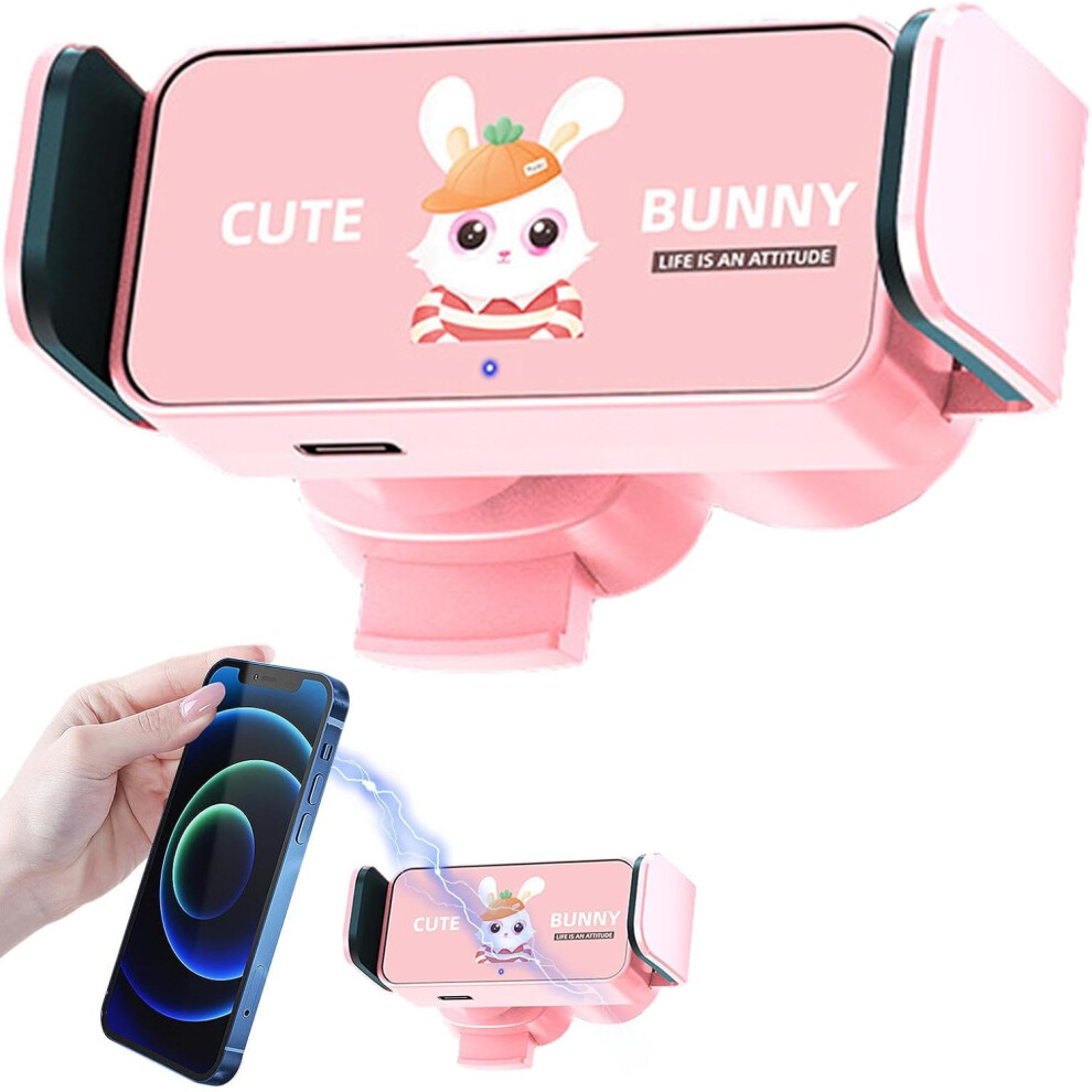 Auto Clamping Cell Phone Holder, Car Dashboard Phone Holder | Adjustable Mobile Phone Holder For Air Vent, Phone Support 7770197362283