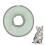 1 Lichtgewicht Ademend Kat Halsband Elizabethaans M 10
