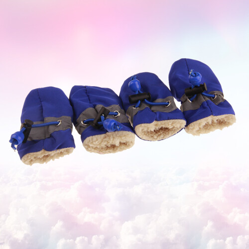 4Stk Regenstiefel Für Dicke Plüschsohle 2