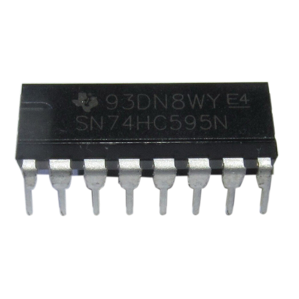 25Pcs 74Hc595n Black 8-Bit 3-State Output Registers Dip-16 For Music 3122003004513