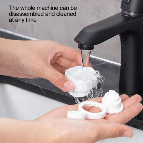 Automatic Toothpaste Squeezer - USB Rechargeable Wall Mounted Toothpaste Dispenser White 2