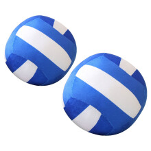 2Stk Künstlicher Volleyball Plüschspielzeug Weicher Kissen
