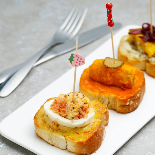 100 Stuks Eetprikjes Voor Fruit En Aperitief Feestartikelen 2