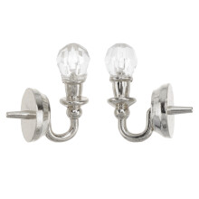 2Stk Mini Wandlampe Feenhäuschen Dekorative Heimdekoration Zubehör