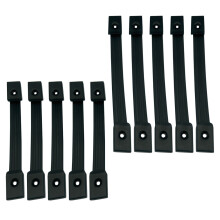 10Stk Stabile Speakergriffe Mit Glatter Oberfläche, Schwarz