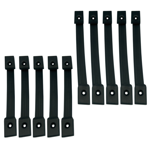 10Stk Stabile Speakergriffe Mit Glatter Oberfläche, Schwarz