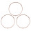 3pcs Microwave Turntable Holder Ring Practical Khaki 1