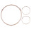 3pcs Microwave Turntable Holder Ring Practical Khaki 4