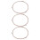 3pcs Microwave Turntable Holder Ring Practical Khaki 11