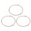 3pcs Microwave Turntable Holder Ring Practical Khaki 6