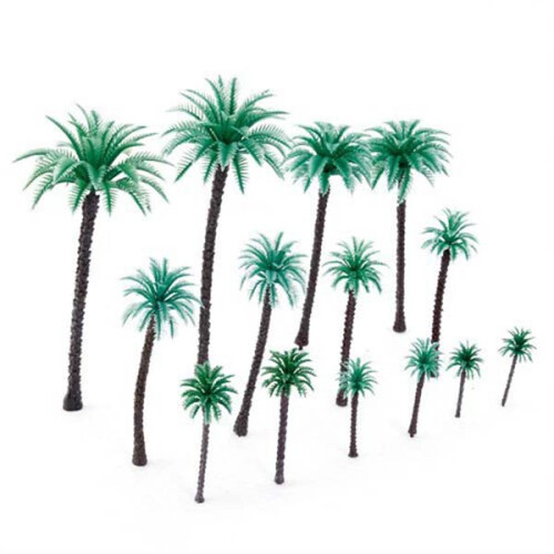 14 Unidades Mini De Paisaje Con Árboles