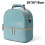 Breastmilk Cooler Bag Double Layer , Nursing Mother Breast Pump Bag Backpack Double-Layer Back Thickened-Blue 1