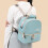 Breastmilk Cooler Bag Double Layer , Nursing Mother Breast Pump Bag Backpack Double-Layer Back Thickened-Blue 3