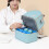 Breastmilk Cooler Bag Double Layer , Nursing Mother Breast Pump Bag Backpack Double-Layer Back Thickened-Blue 4