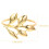 Raindrops 15 Metall Blattform Goldene 3
