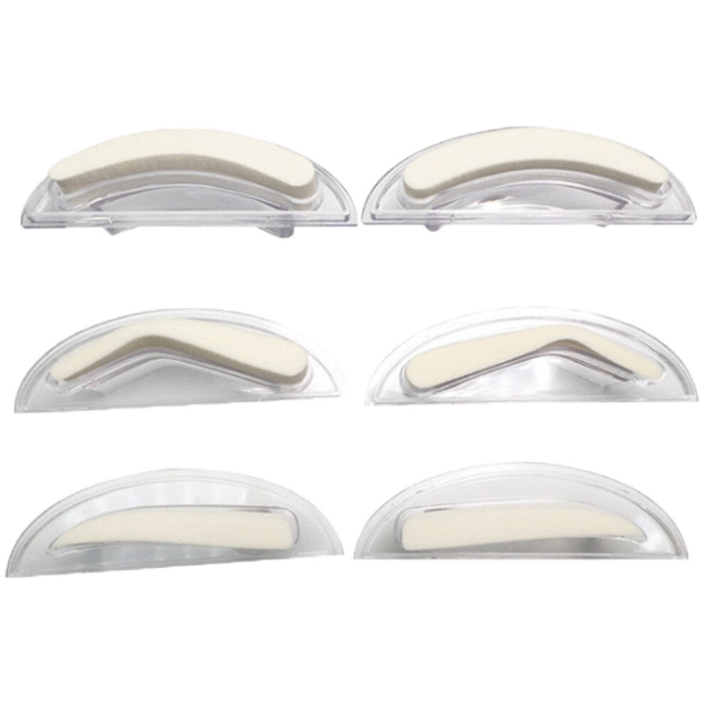 Mascot Adjustable Eyebrow Stamp,Waterproof Eyebrow Powder Stamper Kit Eyebrows Makeup Tools With Arched Eyebrow Sponge