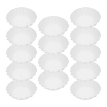 50 stuks Baskische cakevormen, anti-aanbak papieren cupcake bekers