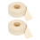 3Pièces Papier Grande Rouleau Beige Doux Pour Usage 3