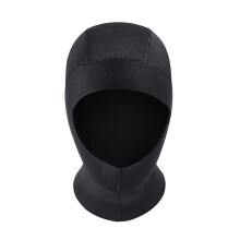 gorro protección solar, capucha térmica completa, m negro