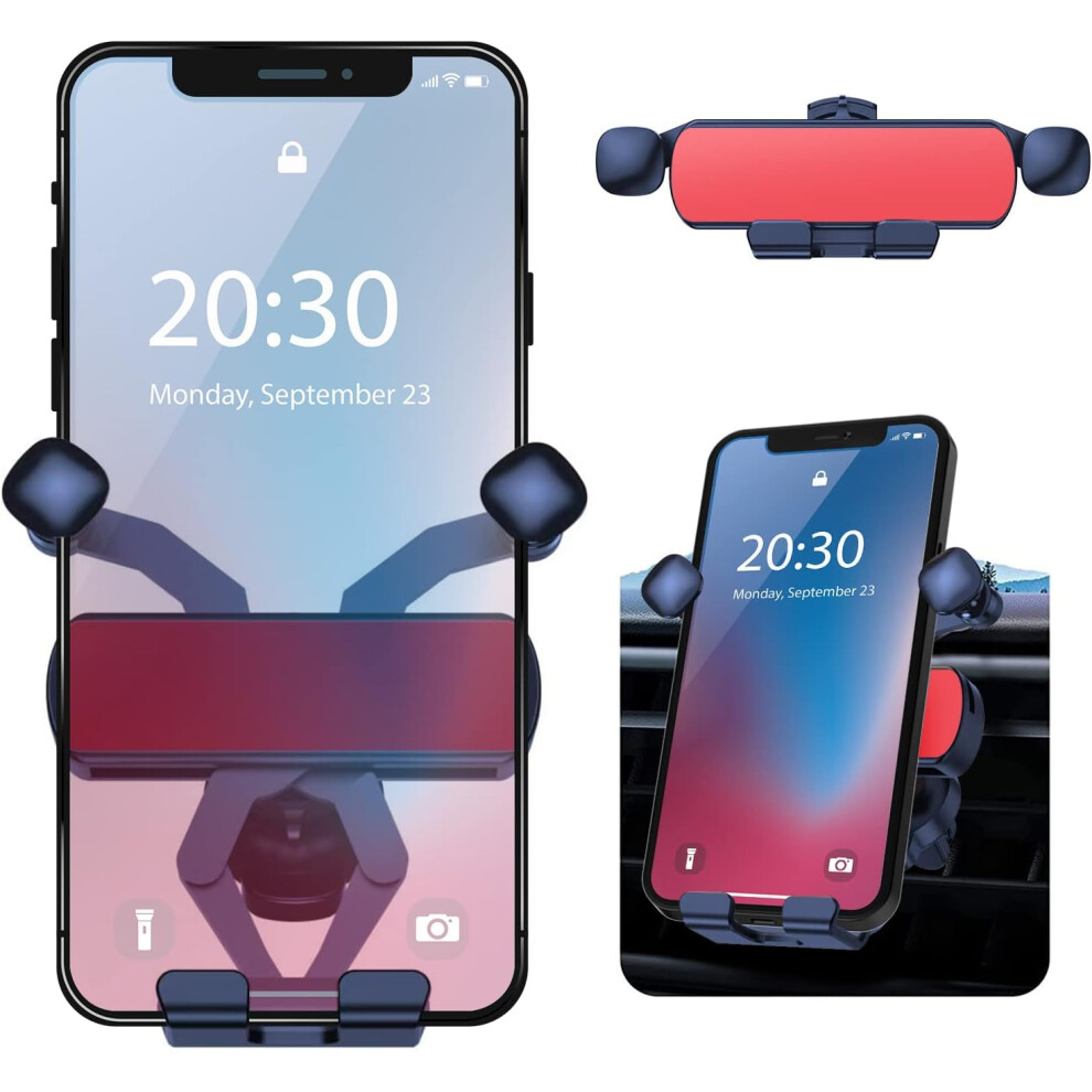 Car Phone Holder, Gravity Universal Phone Holder Smartphone Holder With Air Vent With 360 Rotation, For Phone12/12 Pro, Samsung 7770197360999