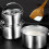 Metal Schüssel Salatmischer 1 Satz 9