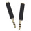 2St 3.5mm Connector Converter Plug Koperen Audios Adapter 1