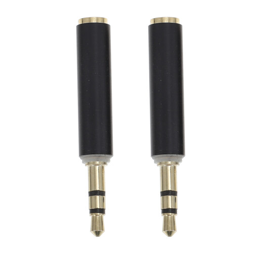 2St 3.5mm Connector Converter Plug Koperen Audios Adapter 1