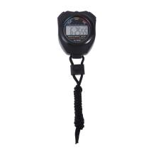 Lcd Chronograaf Stopwatch Met Band Zwart