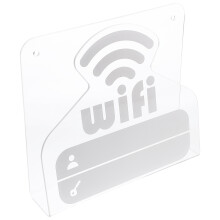 Raindrops Wifi Gebruikersnaam En Wachtwoord Sign Poster Stand Logo