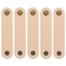 5-teiliges Leder-Kabelorganizer-Set für Ladekabel