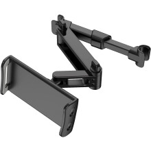 360 Swivel Car Headrest Mount, Adjustable Car Back Seat Mount, Compatible with All 4"-13" Tablets, Cell Phones, iPad Air Mini, Samsung