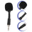 2 stuks in-line microfoon met 2-polige schroefdraad, ruisonderdrukkend 4