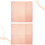 2Pcs Silicone Coasters Pink Grid Design Heat Insulation Home Placemats 9