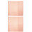 2Pcs Silicone Coasters Pink Grid Design Heat Insulation Home Placemats 2
