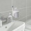 Wall Mounted Toothbrush and Toothpaste Holder with Cup, Removable Multifunction Magnetic Cup, for Bathroom 3