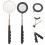 2Pcs Telescoping LED Inspection Mirror for Car Flexible Metal Plastic 10